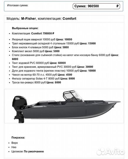 Катер Berkut M-Fisher