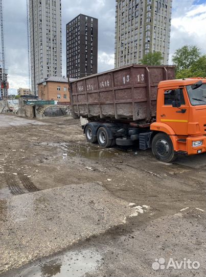 Вывоз мусора,снега 0.8м3, 8м3, 20м3, 27м3