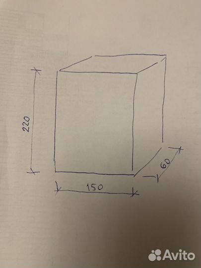 Шкаф, кровать и тумба