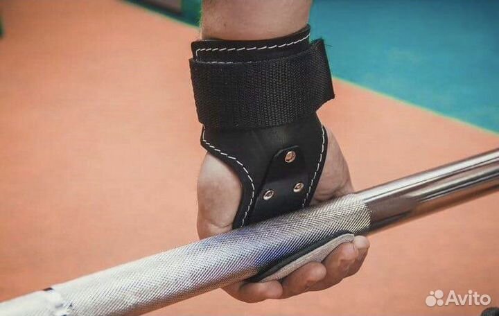 Крюки для тяги (турника) кожаные