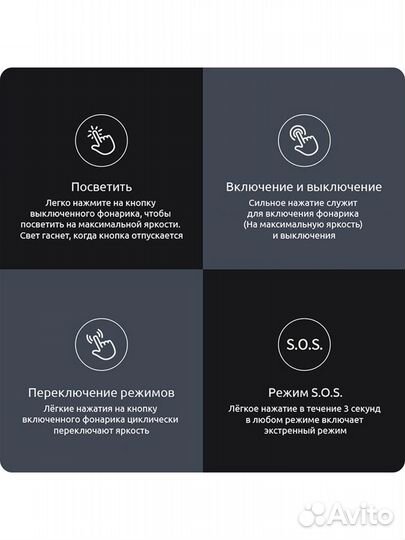 Фонарик Xiaomi NexTool Outdoor Glare Flashlight