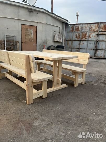 Стол лавки 2 метра