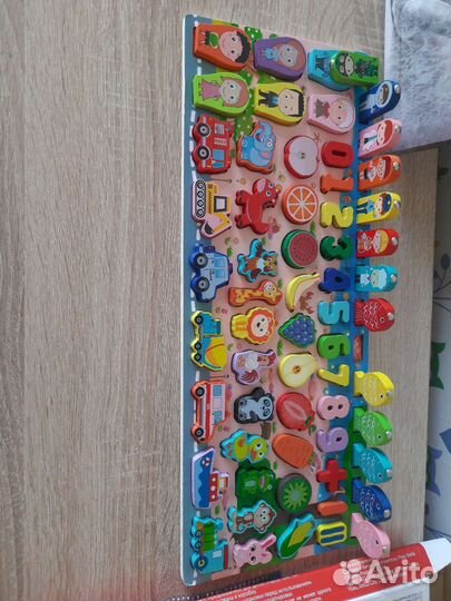 Логарифмическая доска с магнитной рыбалкой 6 в 1