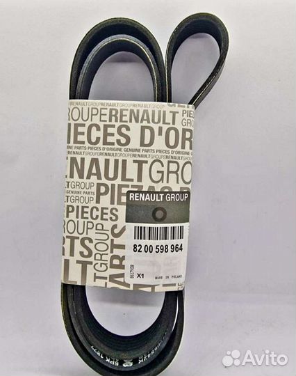 Ремень генератора к4м Logan,largus,Duster,almera