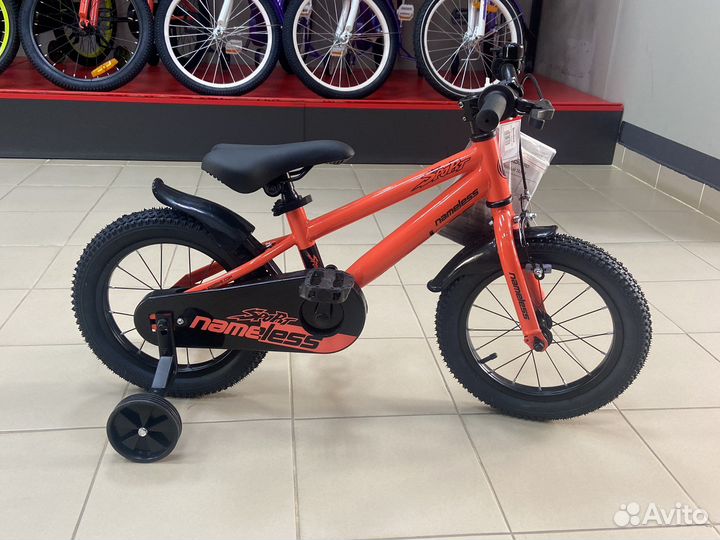 Велосипед 14 Nameless Sport красно-черный