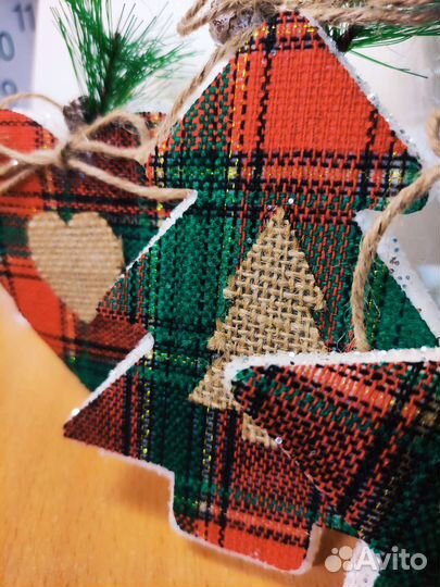 Новогодние украшения на ёлку