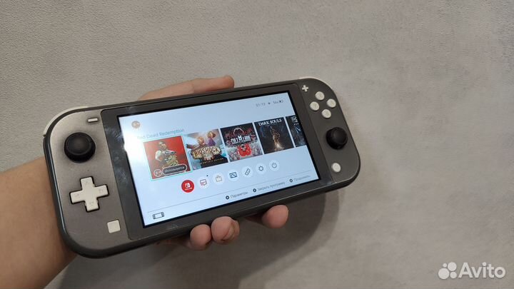 Nintendo switch lite прошитая 128gb