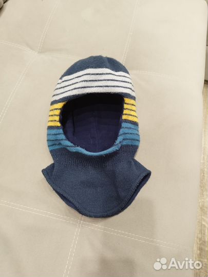 Шапка шлем для мальчика зима