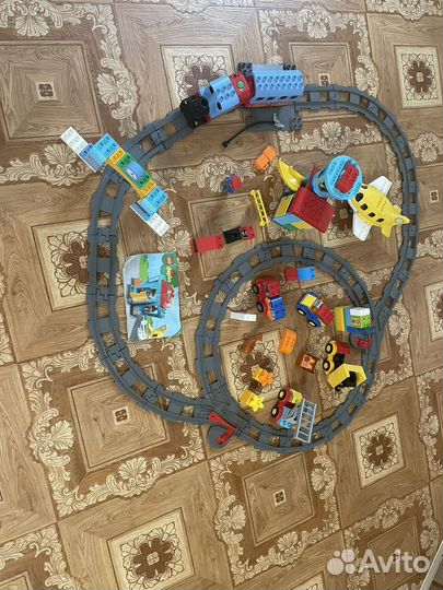 Игрушки железная дорога lego дупло оригинал