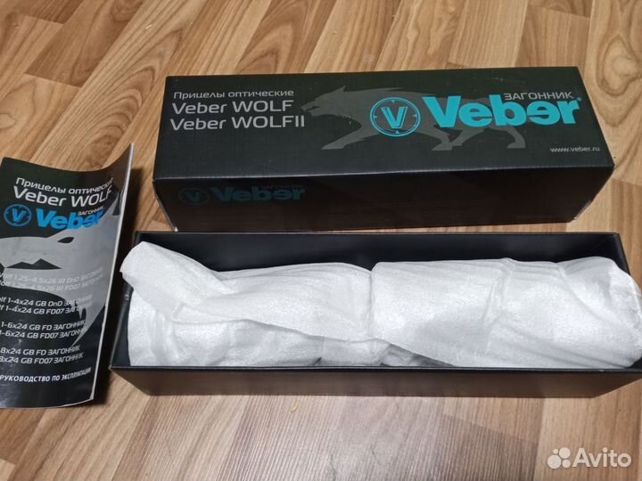Прицел оптический Veber Wolf 1-4x24 GB FD Загонник
