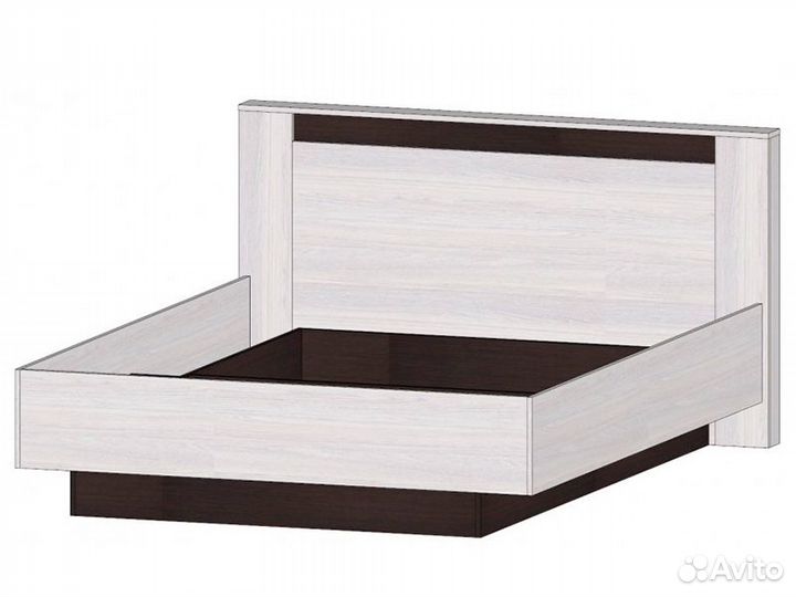 Бостон Кровать 1600 анкор светлый (без ортопеда)