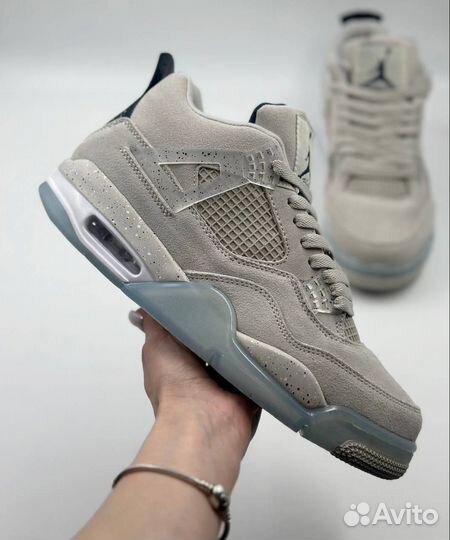 Замшевые Nike Jordan 4 Retro