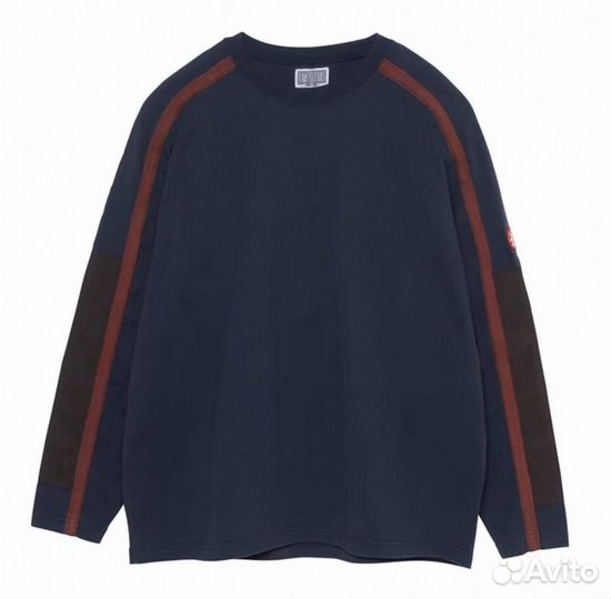 Лонгслив Cav Empt с плащевыми вставками