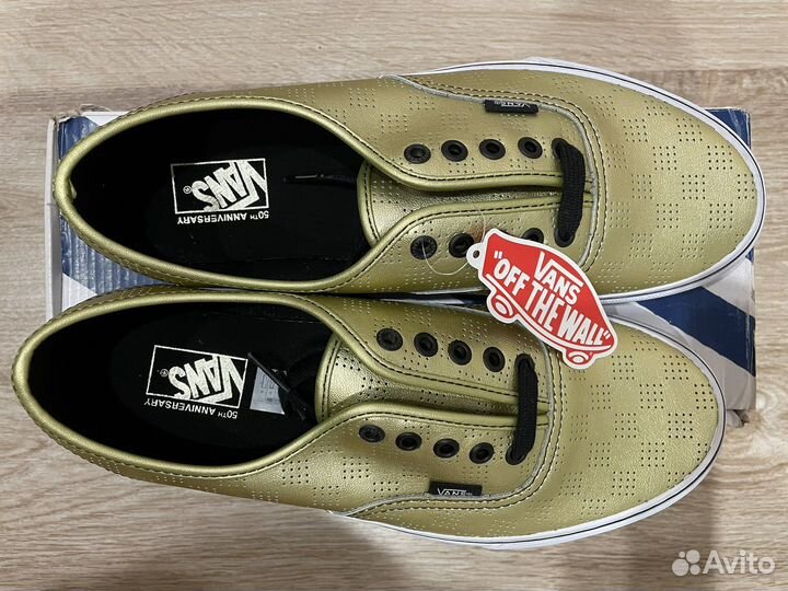 Кеды Vans gold 50th years (10US)