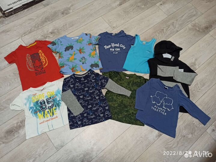 Пакет брендовой одежды на мальчика 80-86-92