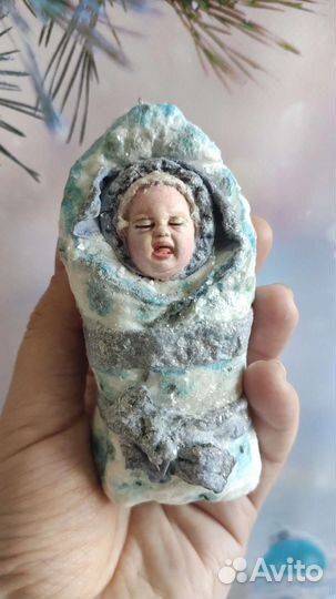 Ватные елочные игрушки