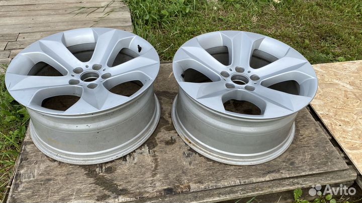 Оригинальные литые диски на BMW X6 задние