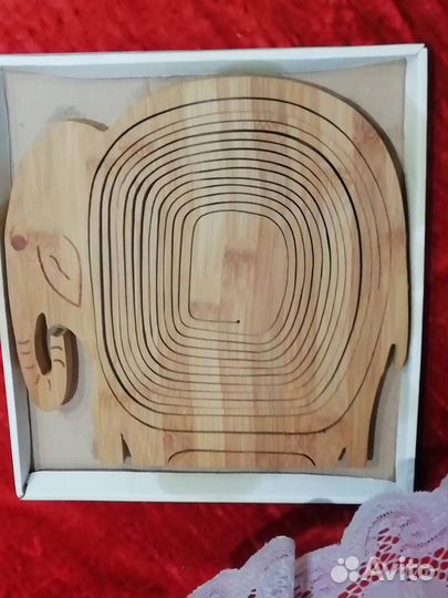 Фруктовница деревянная