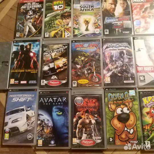 Игры на PSP,большая коллекция,лицензия