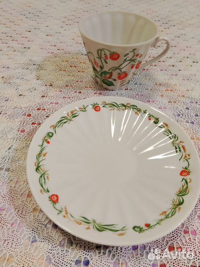 Чайная пара лфз, ручная роспись