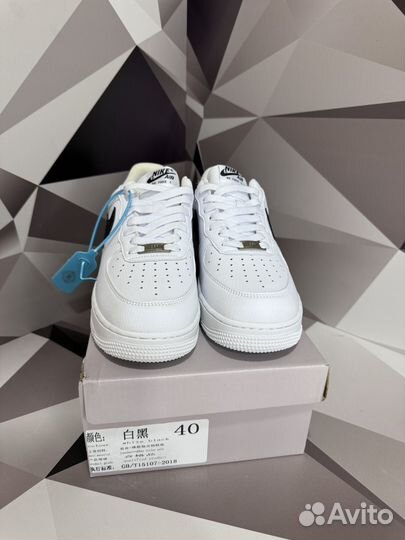 Кроссовки nike air force 1 белые