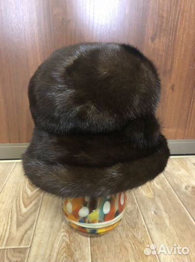 Норковая шапка женская 56-58