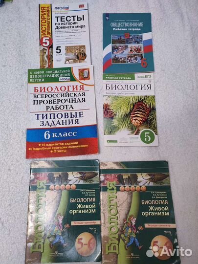 Учебники 6 класс разные
