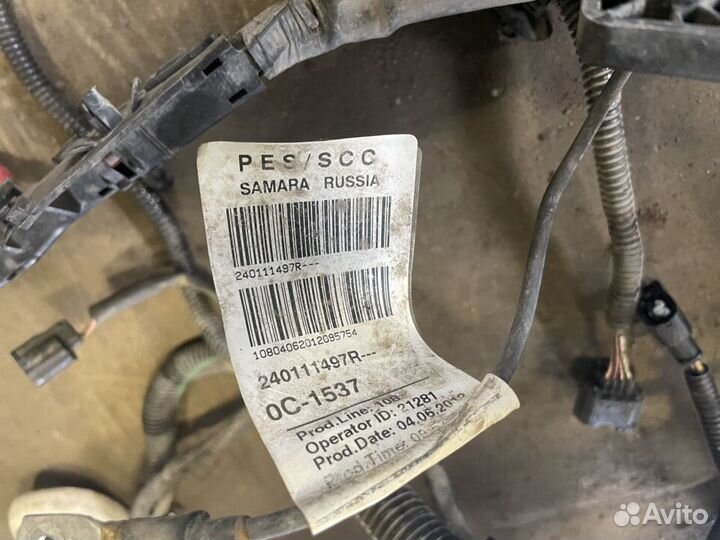 Проводка Renault Duster