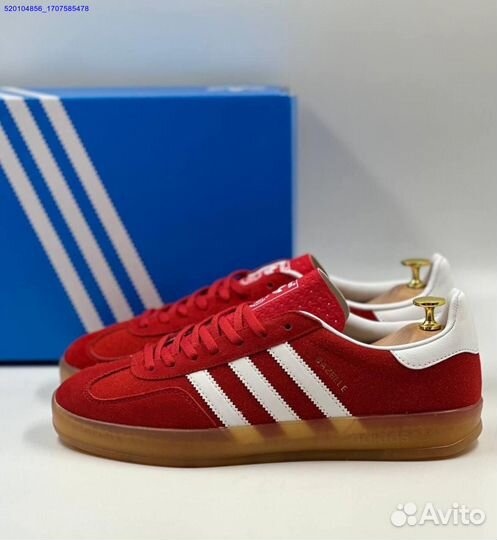 Кроссовки Adidas Gazelle Red (Арт.80521)
