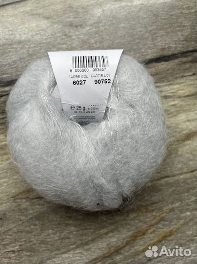 Пряжа кид мохер на шелке