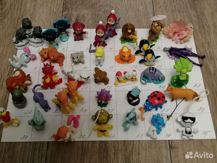 Игрушки из киндер сюрприза