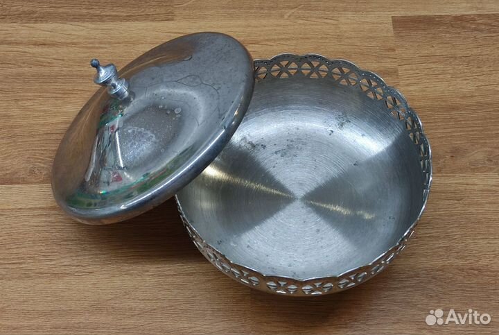 Конфетница из мельхиора СССР