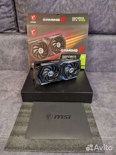 Видеокарта MSI GeForce RTX 3050 Gaming X Обмен+Чек
