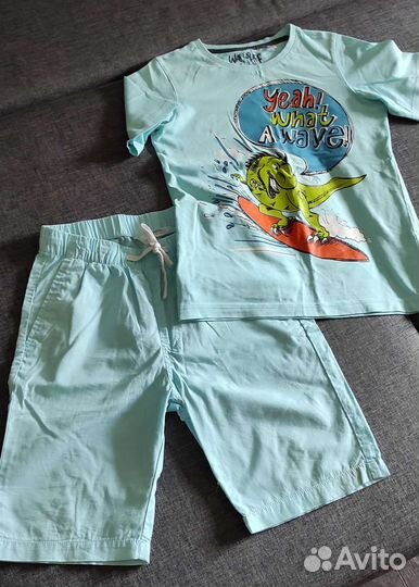 Комплект летней одежды для мальчика 128-134