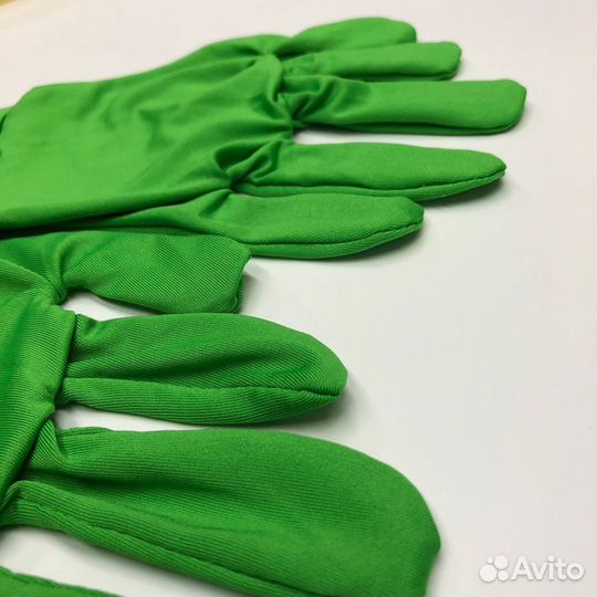 Перчатки хромакей dofa зеленые