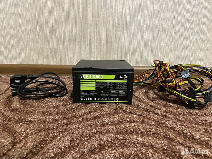 Проблемный блок питания aerocool vx plus 500
