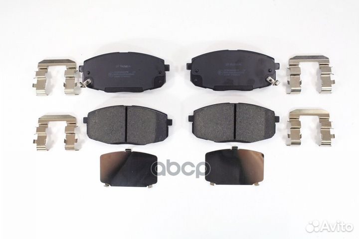 Колодки тормозные дисковые перед GDB3450ZFR ZF