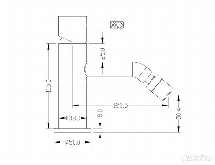 Смеситель для раковины Boheme Uno 466-CR хром