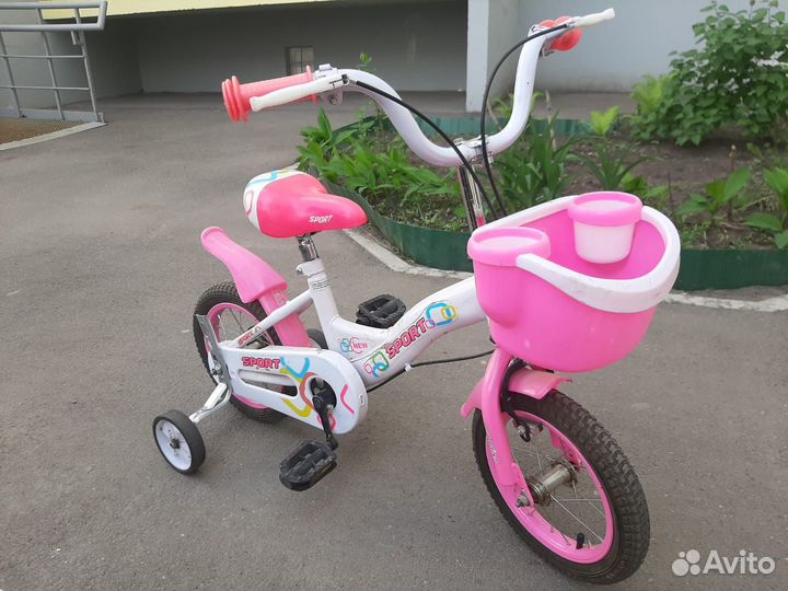 Велосипед для девочки от 3 лет