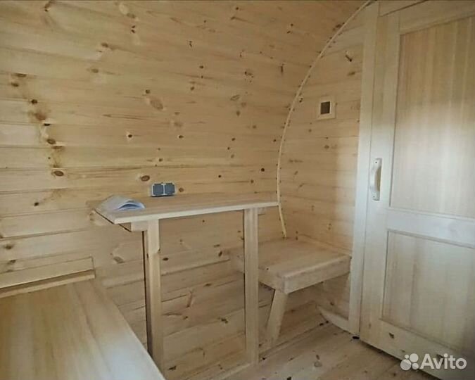 Мобильная баня бочка 6 м