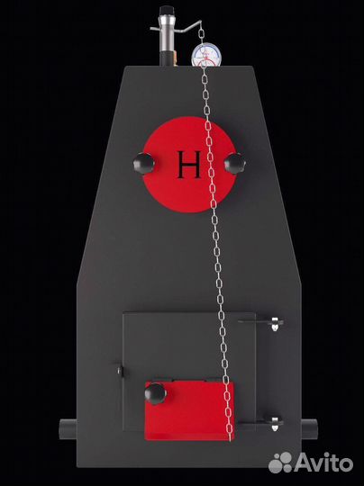 Твердотопливный котёл 50 квт