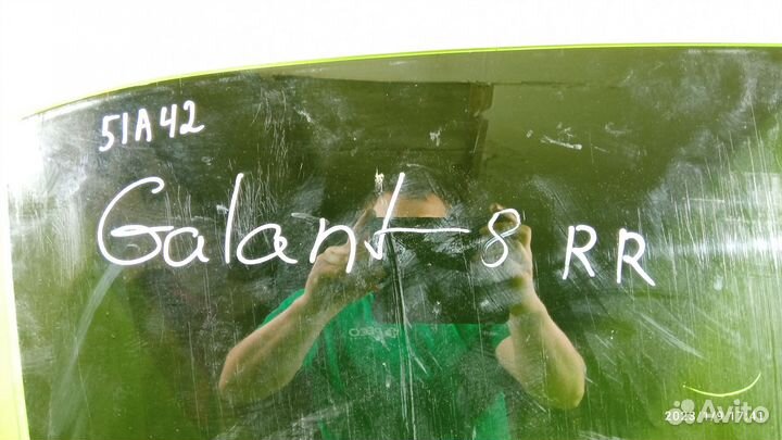 Стекло заднее правое для Mitsubishi Galant viii