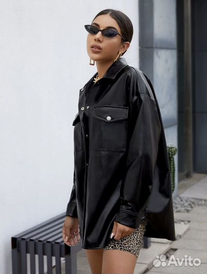 Кожаная рубашка