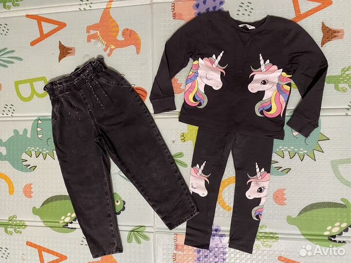 Вещи пакетом для девочки 110-116