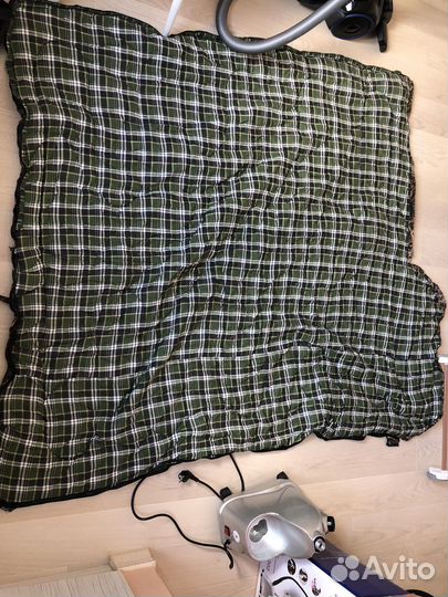 Спальный мешок Prival Степной XL кмф молния слева