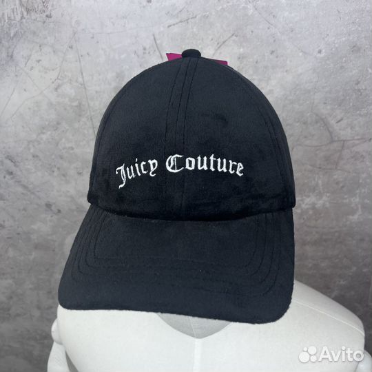 Новая Кепка Juicy Couture Велюр Оригинал Черная