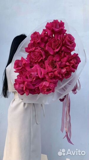 Букет из роз для любимой женщины