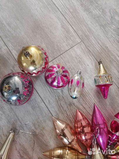 Елочные игрушки СССР, глинка