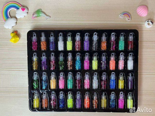 Блестки для ногтей творчества дизайна рукоделия