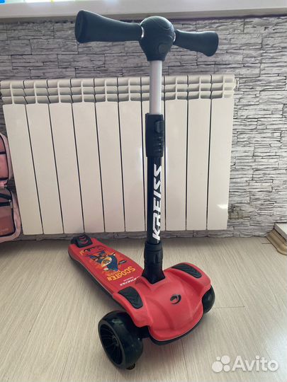 Самокат детский трехколесный kreiss premium
